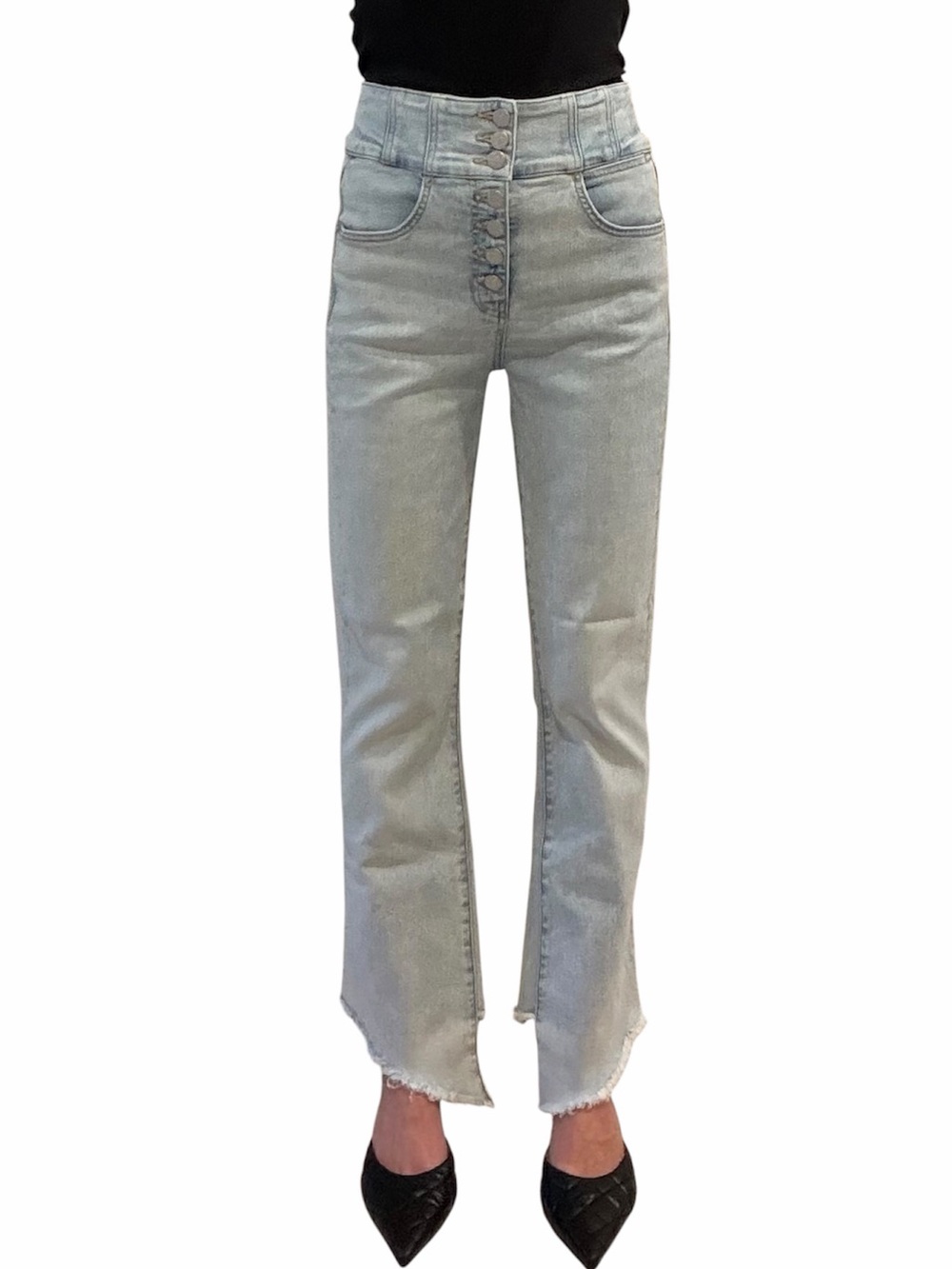Veronica Beard Katherine Corset Extra High Rise Jeans Size 27